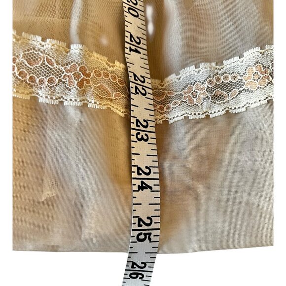 Vintage Honey Suckle Girls Size 6X Dress With Cream Lace Accents & Bow Sash - Picture 8 of 16